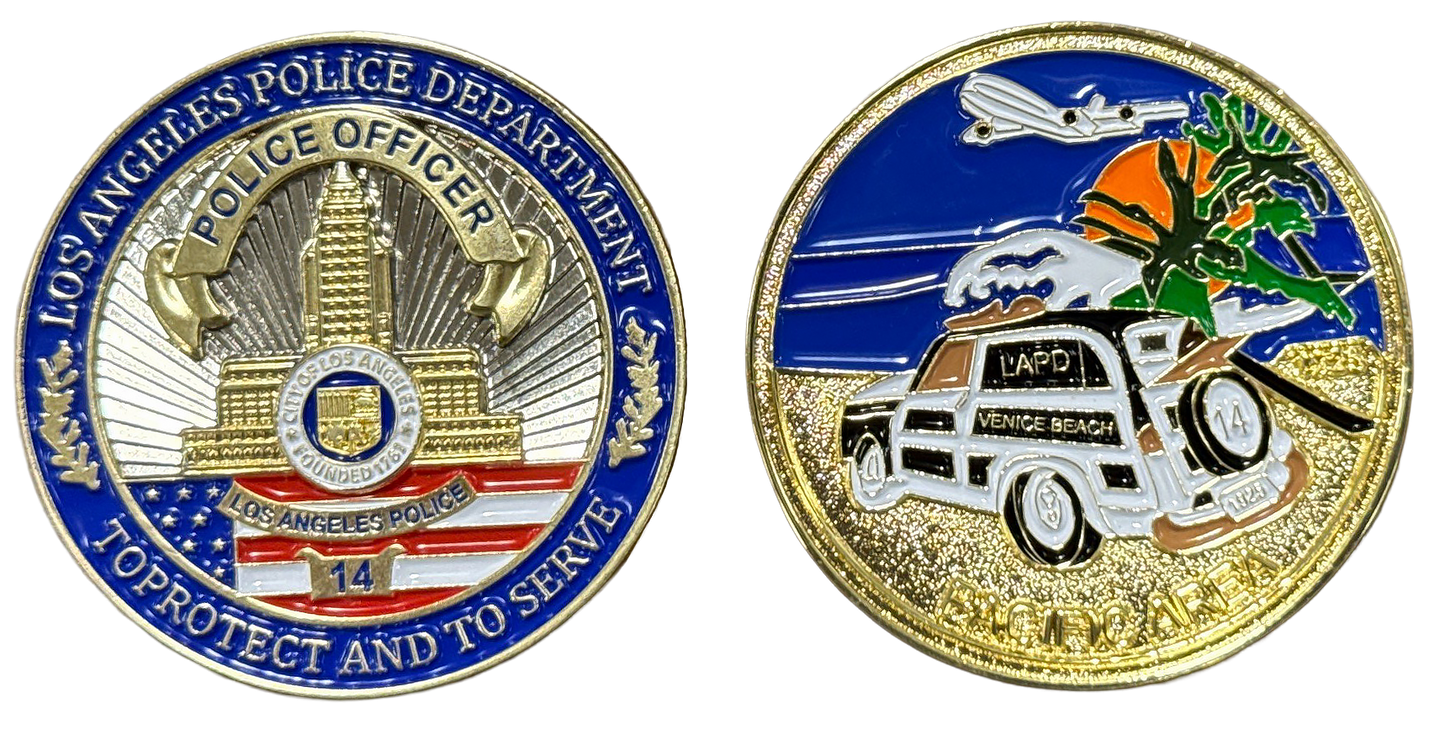 Pacific Division Car Challenge Coin