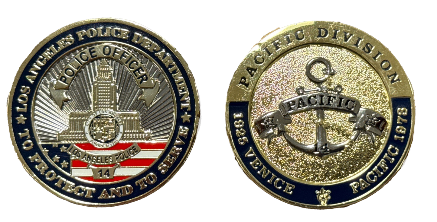 Pacific Division Anchor Challenge Coin