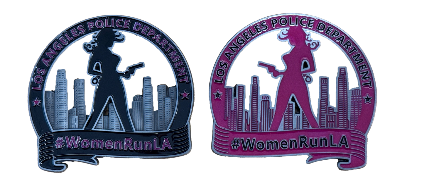 LAPD Women's Running Team Challenge Coin