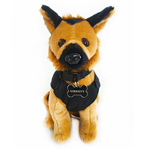 Liberty the Dog Plush Toy - Black