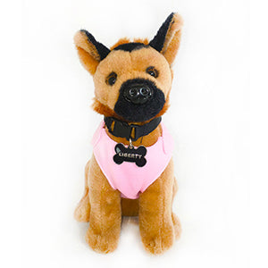 Liberty the Dog Plush Toy - Pink