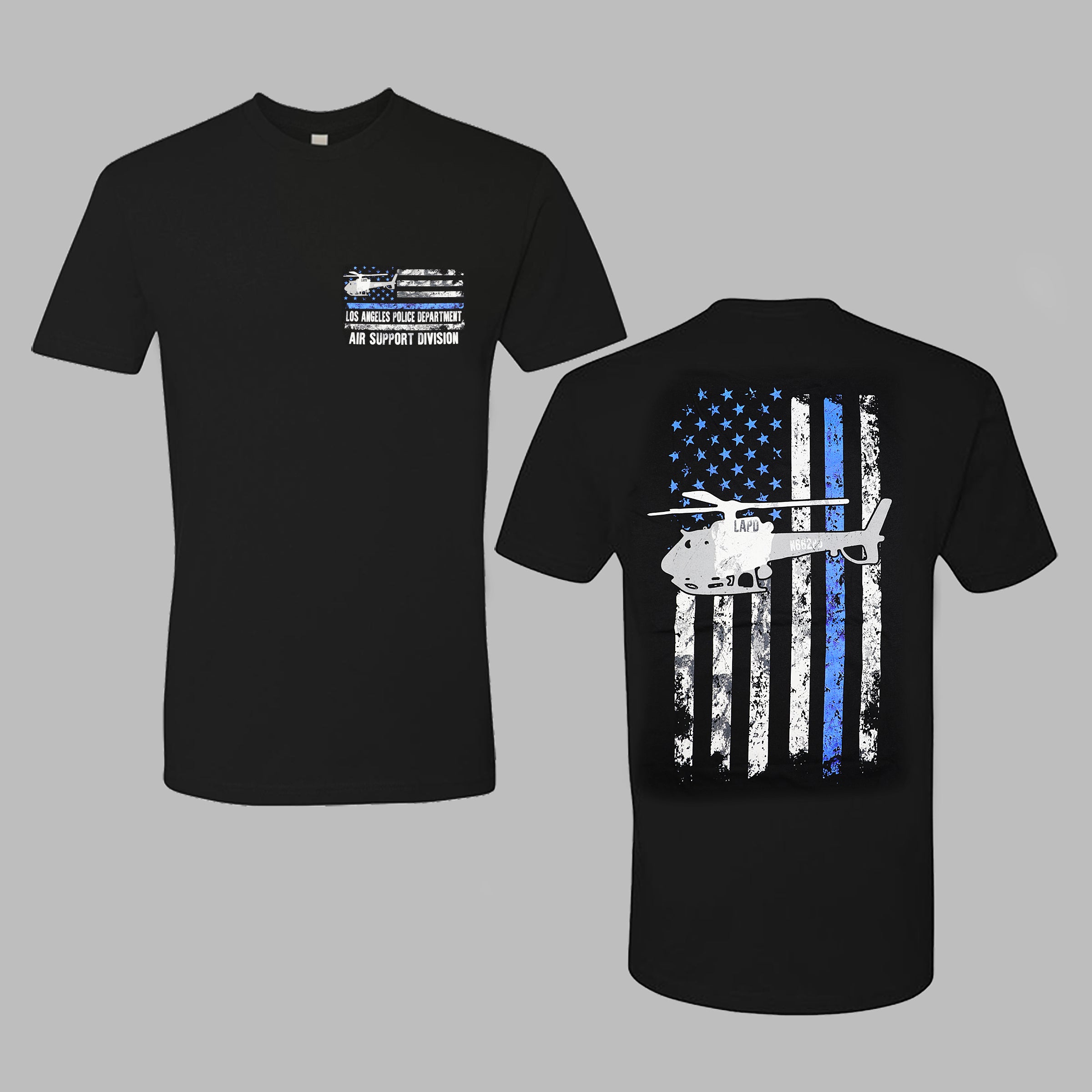 Air Support Division Thin Blue Line T-Shirt – Los Angeles Police
