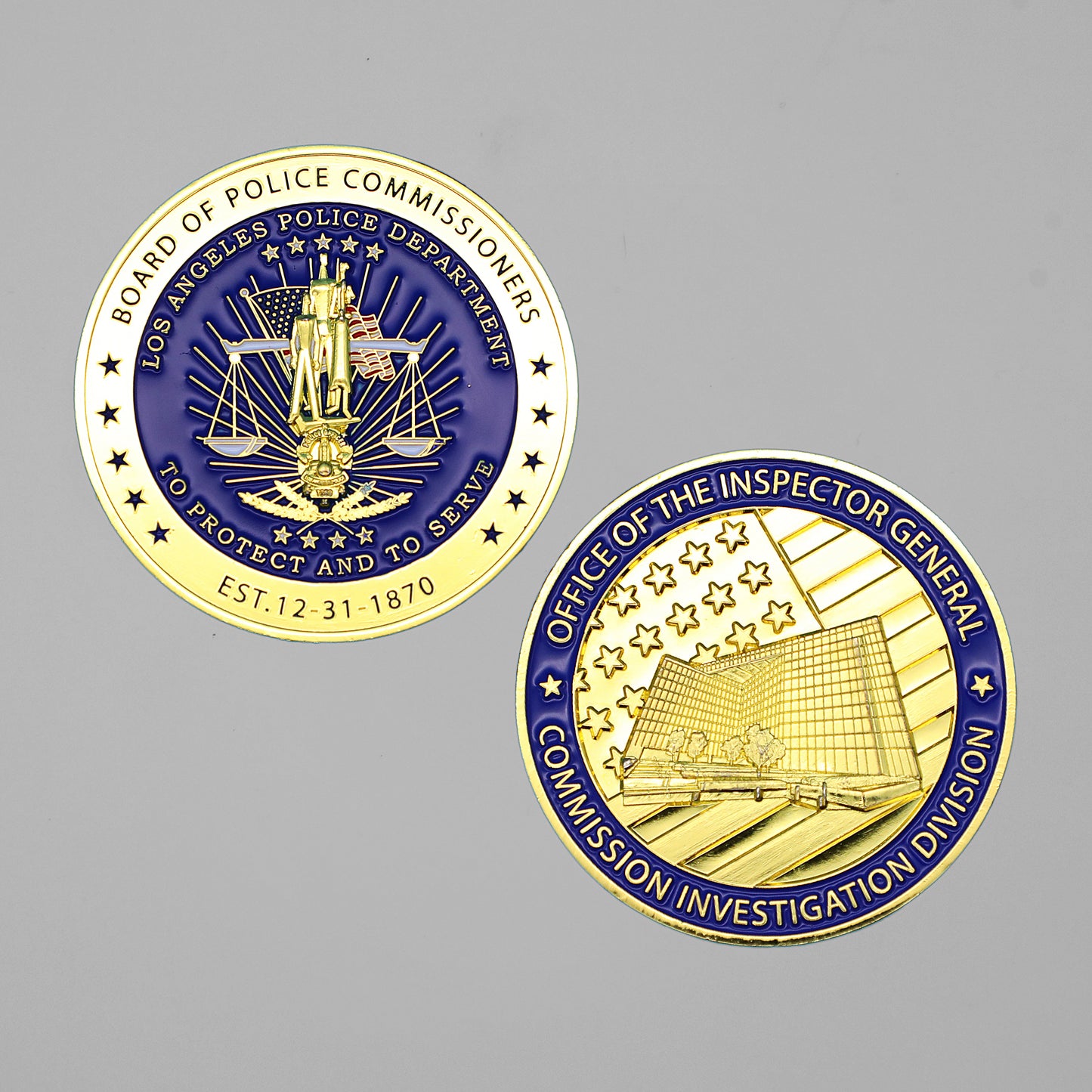 Board of Police Commissioners Challenge Coin