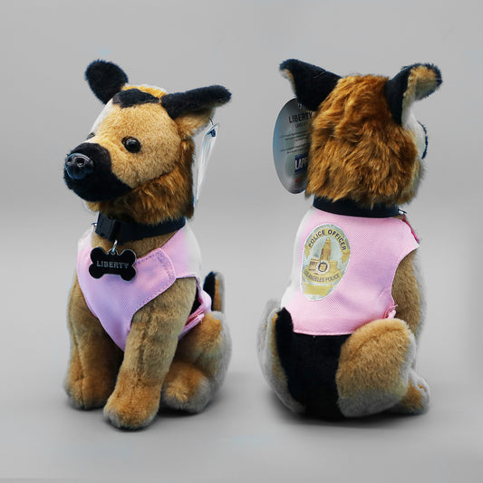 Liberty the Dog Plush Toy - Pink
