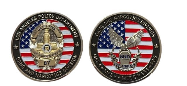 Gang & Narcotics Division Challenge Coin