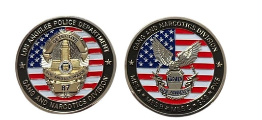 Gang & Narcotics Division Challenge Coin