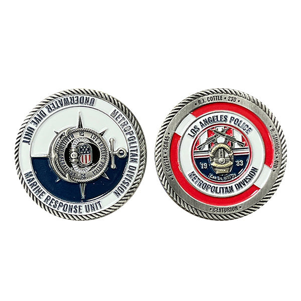 Underwater Dive Unit Challenge Coin – Los Angeles Police Foundation - Store