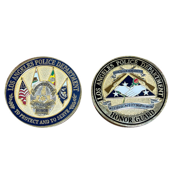 Honor Guard Challenge Coin – Los Angeles Police Foundation - Store