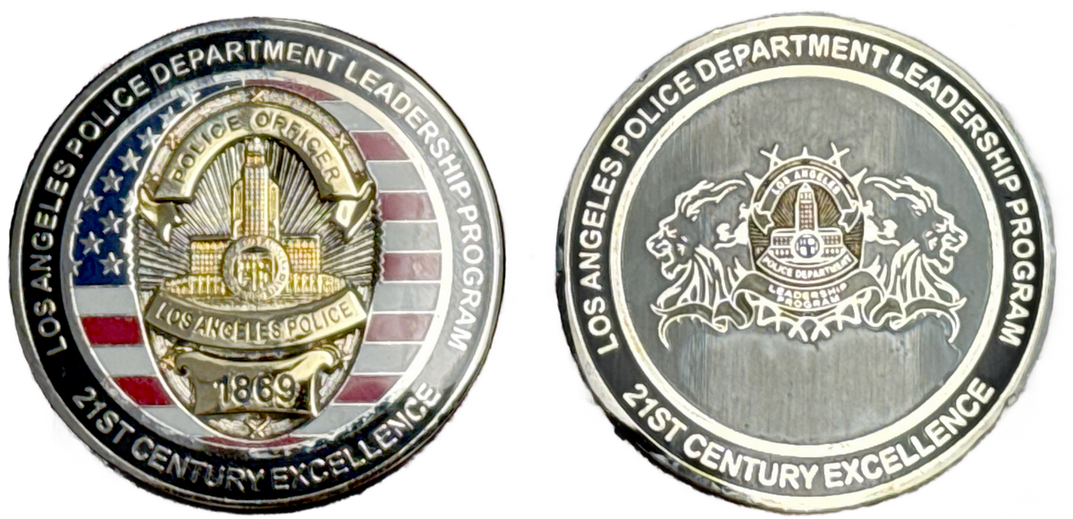 Leader Challenge Coin Leadership Program Challenge Coin – Los Angeles Police Foundation - Store