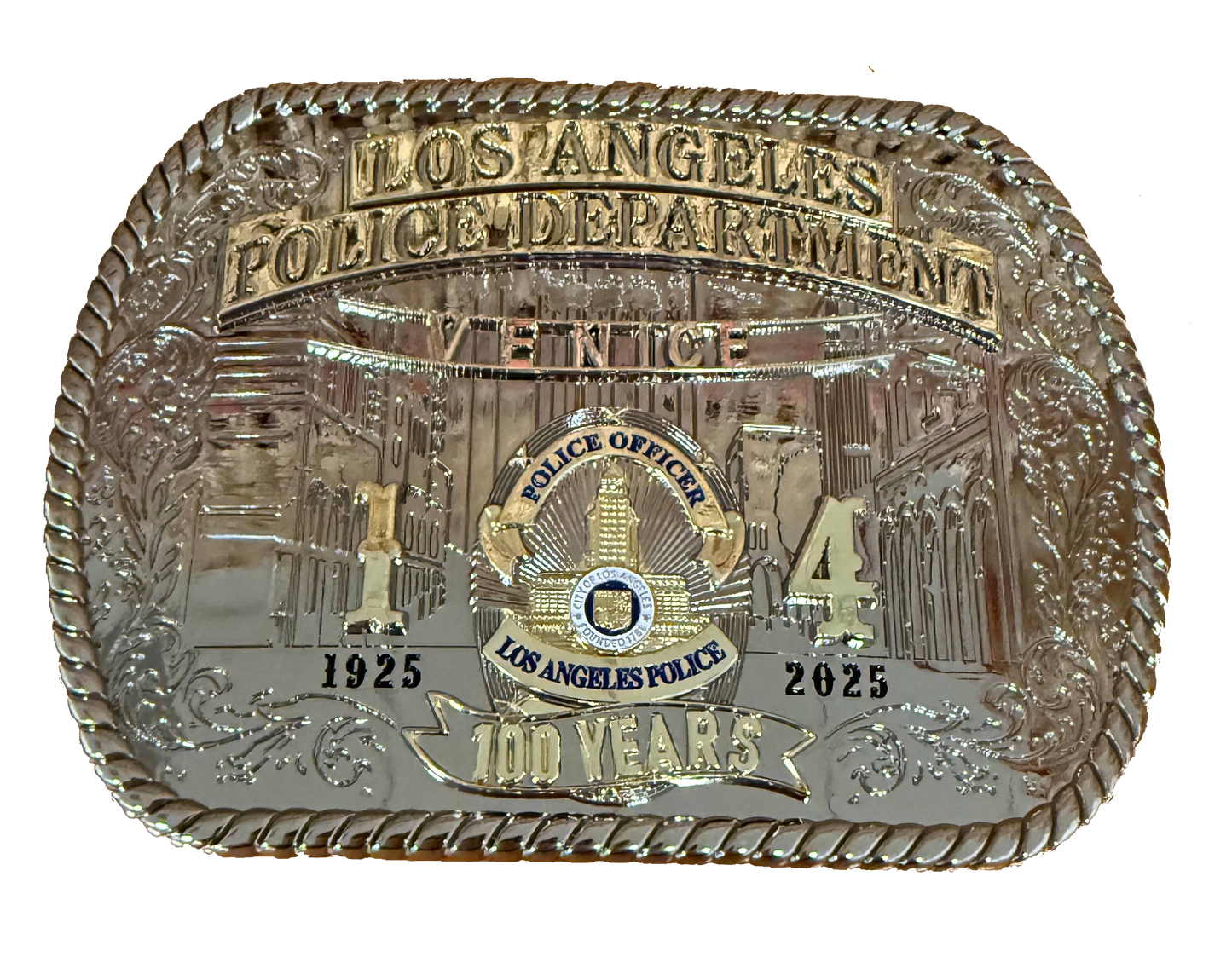Pacific Division 100 Year Belt Buckle