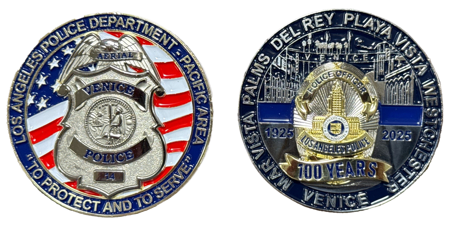 Pacific Division Limited Edition 100th Anniversary Challenge Coin