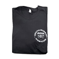 South Bureau Homicide T-shirt - Black Screen Print