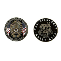 Gang & Narcotics K9 NEW Challenge Coin