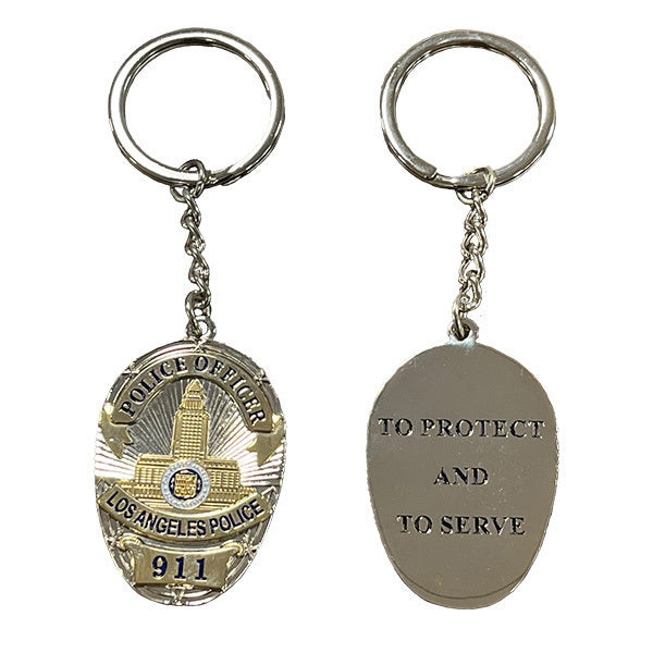 LAPD Badge Keychain