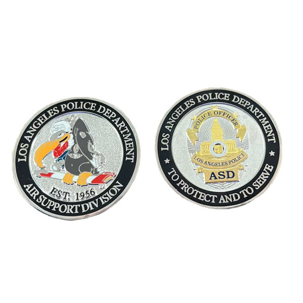 Air Support Division Buzzard Challenge Coin – Los Angeles Police ...