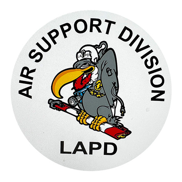 LAPD AS350 ヘリコプターパイロットバッジ Air Support Division Sticker – Los Angeles Police Foundation - Store