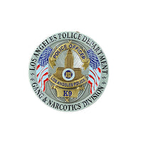 Gang and Narcotics Division K-9 Unit Challenge Coin