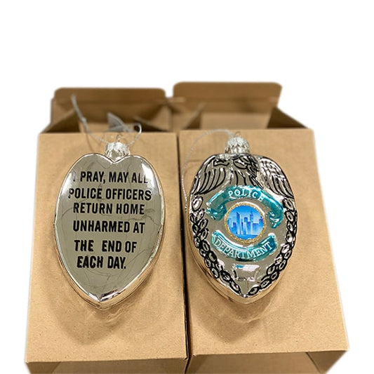 Police Badge Ornament