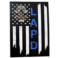 LAPD Thin Blue Line Flag Sticker