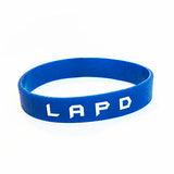 LAPD Embossed Silicone Wristband